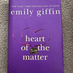 Emily Giffin "Heart of the Matter" Hardcover - Purple Cover
